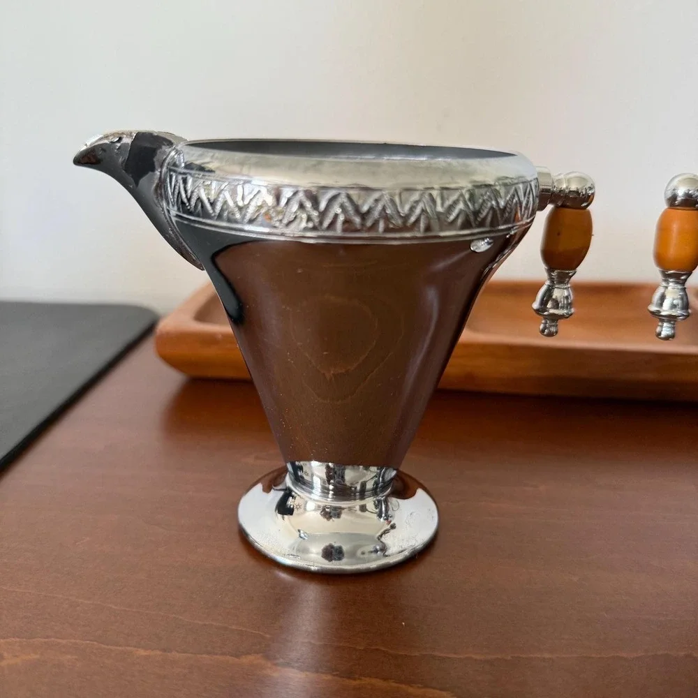Vintage Manning-Bowman Art Deco Sugar & Creamer Set (1930s)